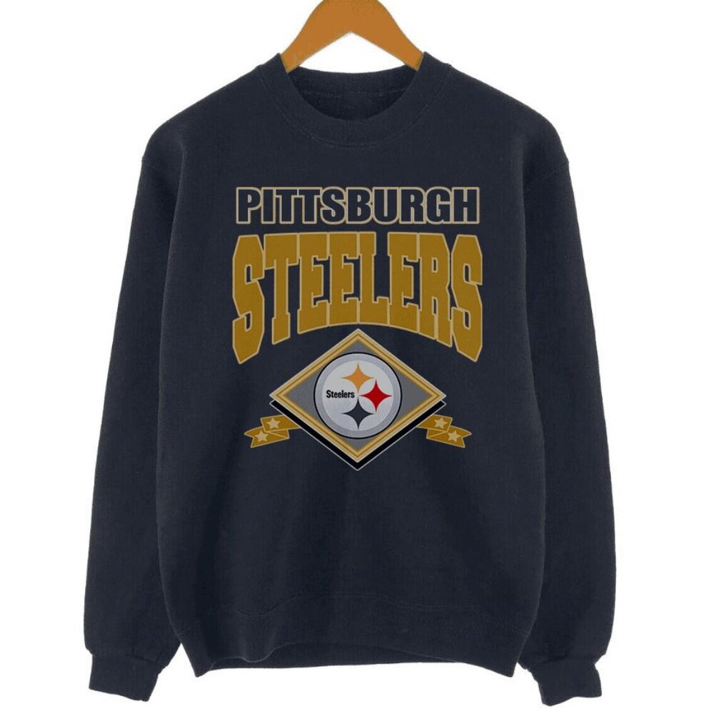 Vintage Pittsburgh Steelers Football Sweatshirt, Retro NFL Shirt For Men Women